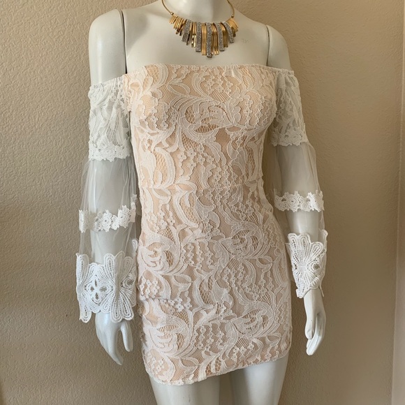 Just In! Amour - Lace Bodycon Mini Dress - Picture 6 of 8